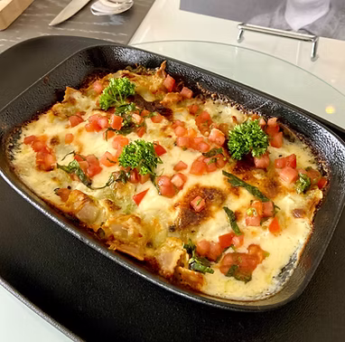 gratin de ravioles tomates basilic recette mère maury